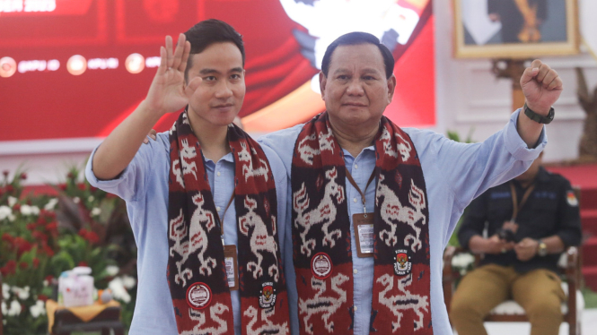 Pendaftaran Capres Prabowo Subianto dan Cawapres Gibran Rakabuming Raka