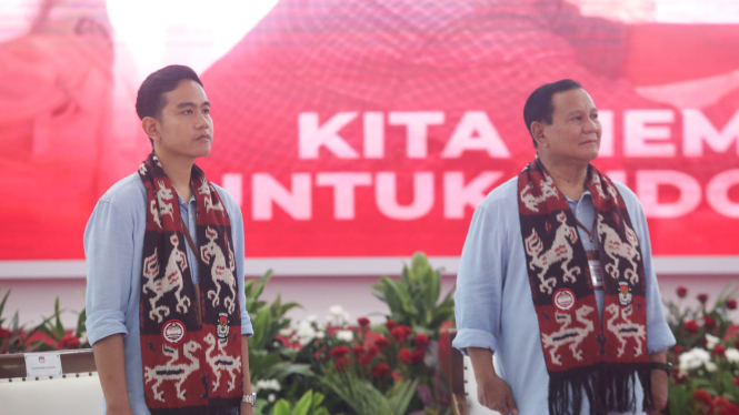 Pendaftaran Capres Prabowo Subianto dan Cawapres Gibran Rakabuming Raka