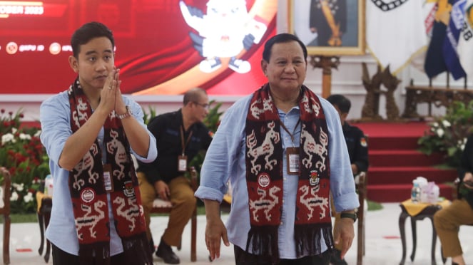 Pendaftaran Capres Prabowo Subianto dan Cawapres Gibran Rakabuming Raka