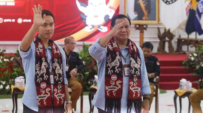 Pendaftaran Capres Prabowo Subianto dan Cawapres Gibran Rakabuming Raka