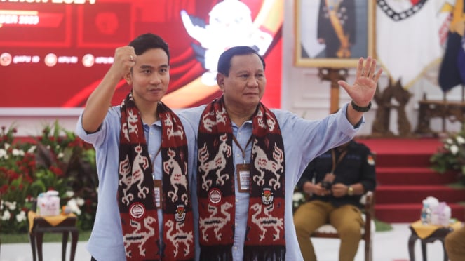 Pendaftaran Capres Prabowo Subianto dan Cawapres Gibran Rakabuming Raka