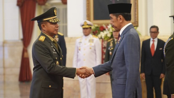 Pelantikan KSAD Letnan Jenderal TNI Agus Subiyanto