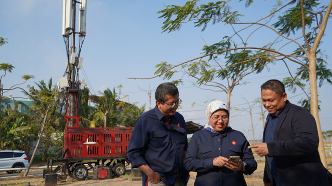 BTS mobile Telkomsel.