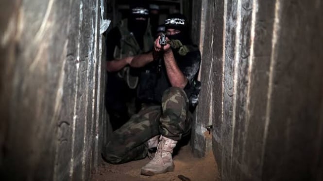 VIVA Militer: Pasukan Hamas Palestina di terowongan bawah tanah