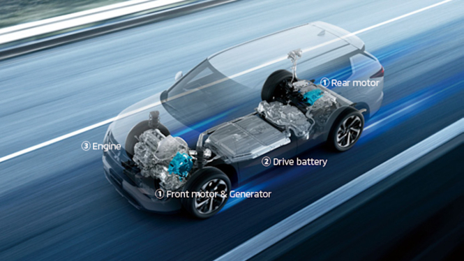 Sistem hybrid di mobil Mitsubishi Outlander PHEV