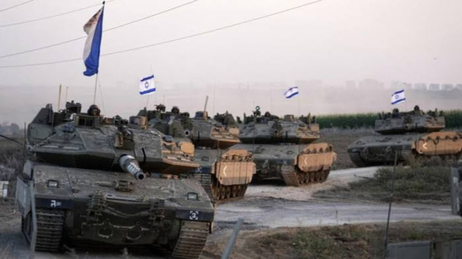 VIVA Militer: Tank Tempur Utama Merkava (MBT) Angkatan Darat Israel.