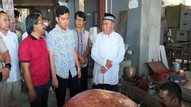 Gibran Rakabuming Raka blusukan ke Boyolali