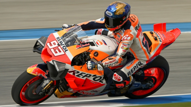 Pembalap Repsol Honda, Marc Marquez