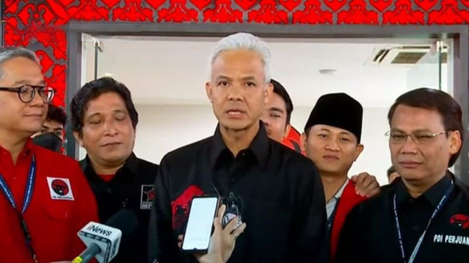 Bakal capres Ganjar Pranowo di Sekolah PDIP