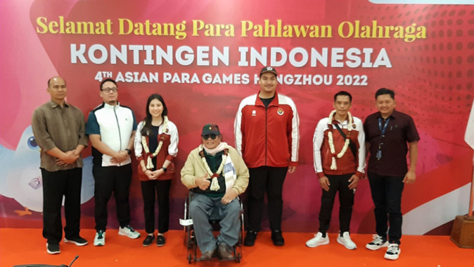 Kontingan Indonesia di Asian Para Games 2022 tiba di Tanah Air