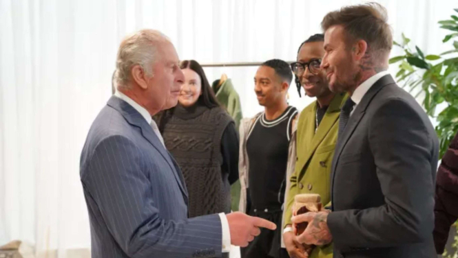 David Beckham bertemu dengan Raja Charles