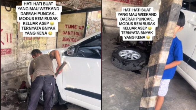 Modus Penipuan Rem Berasap di Puncak Bogor