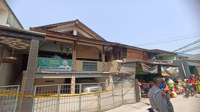 Rumah TKP penemuan jasad bapak-anaknya tewas membusuk di Koja, Jakarta Utara