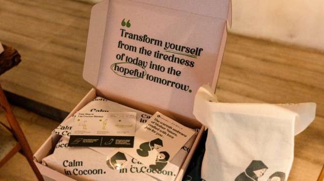 Cocoon Blanket.