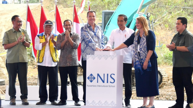 President Jokowi inaugurated the groundbreaking of International school