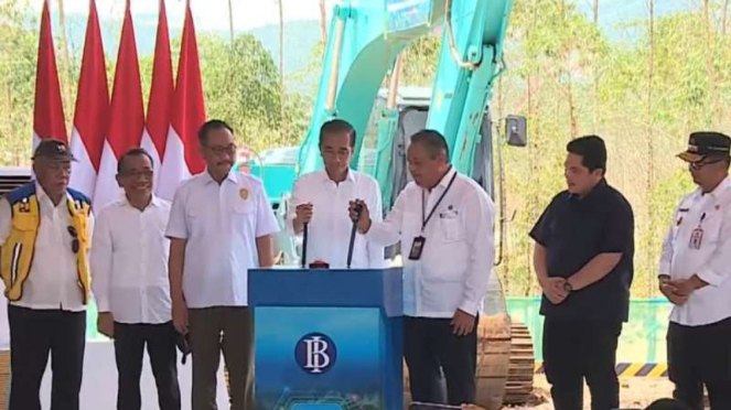Groundbreaking Gedung Bank Indonesia di IKN Nusantara.