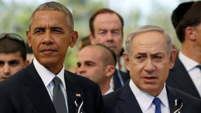 Barack Obama dan Benjamin Netanyahu