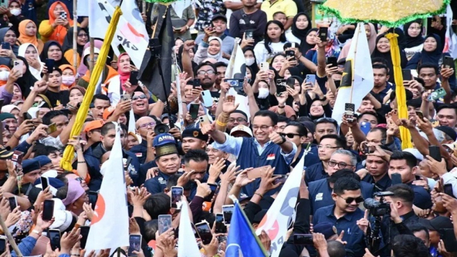 Bacapres Anies Baswedan disambut ribuan orang di Langkat