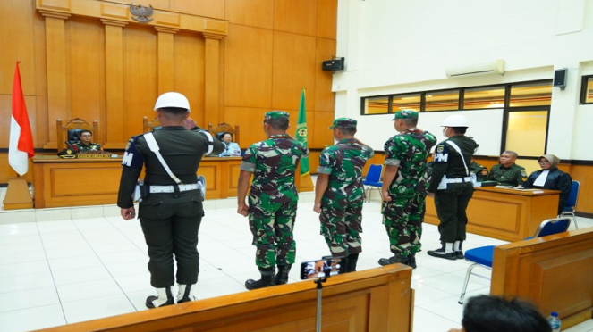 3 anggota TNI terdakwa kasus pembunuhan pria Aceh Imam Masykur