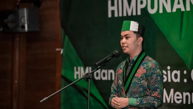 Ketua Umum Pengurus Besar Himpunan Mahasiswa Islam (PB HMI), Raihan Ariatama
