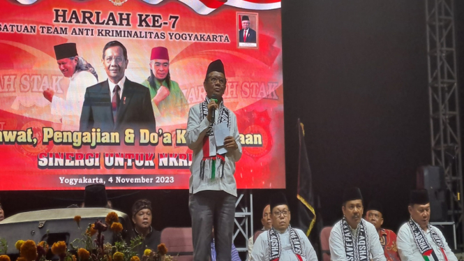 Menkopolhukam sekaligus bakal cawapres Mahfud MD