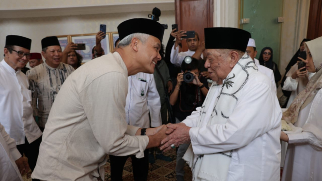 Ganjar bersilaturahmi dengan tokoh masyarakat dan agama di Sumatera Selatan