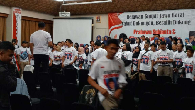 Relawan Ganjar di Jawa Barat Beralih Dukung Prabowo-Gibran