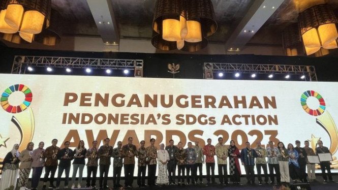Foto pemenang Indonesia's SDGs (Sustainable Development Goals)  Action Awards.