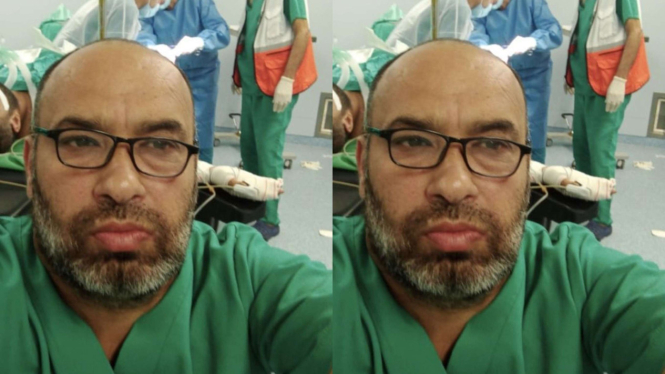 dr Mueen Al Shurafa SpAn di Palestina