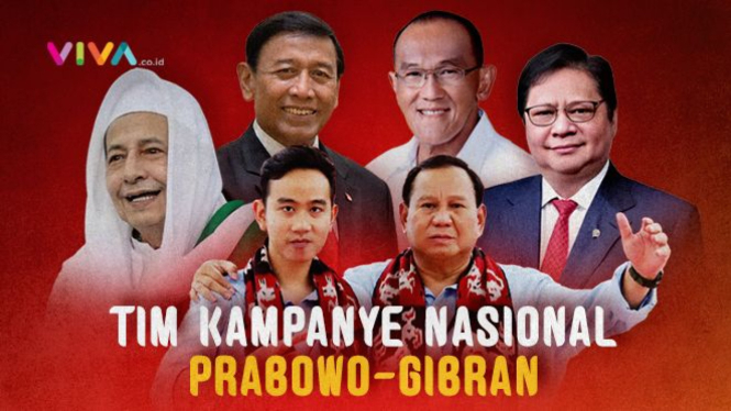 Infografik Tim Kampanye Nasional Prabowo Gibran 