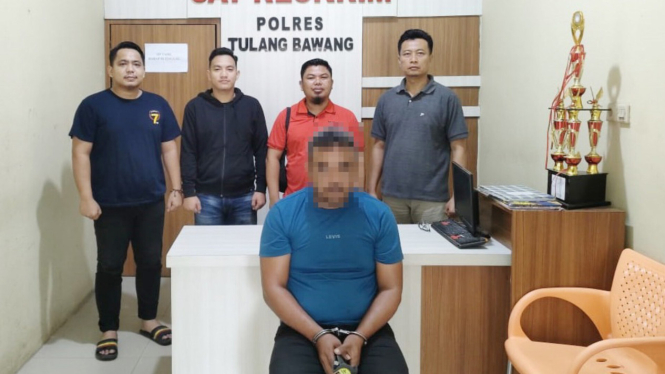 Ayah di Lampung Setubuhi Anak Kandung ditangkap Polisi