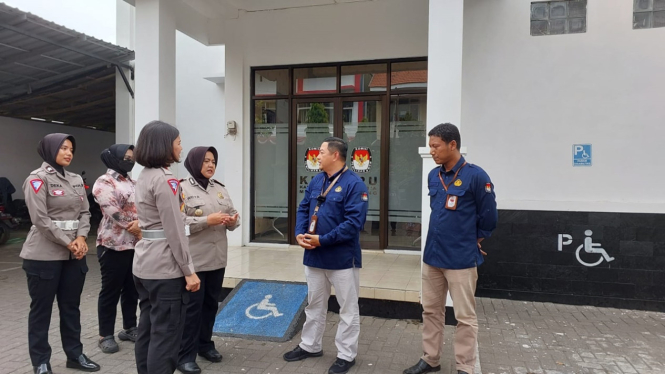 Polres Malang menggelar kunjungan silaturahmi ke KPU