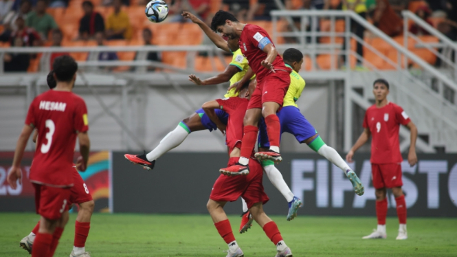 Brasil U-17 vs Iran U-17 di Piala Dunia U-17 2023