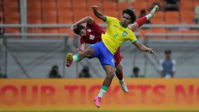 Duel Timnas Brasil vs Iran di Piala Dunia U-17 Indonesia