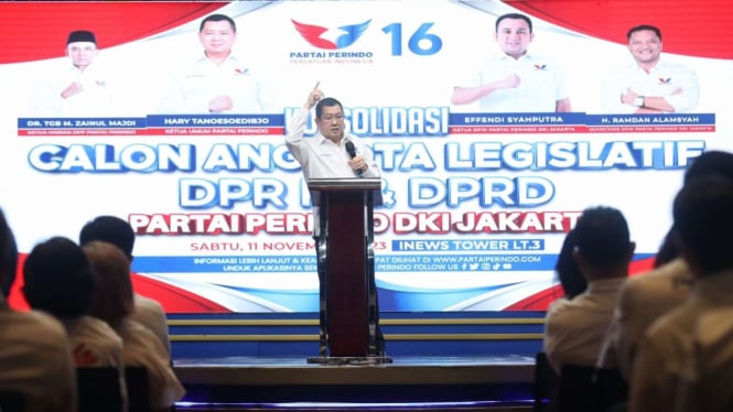 Hary Tanoesoedibjo Konsolidasi Perindo di DKI Jakarta