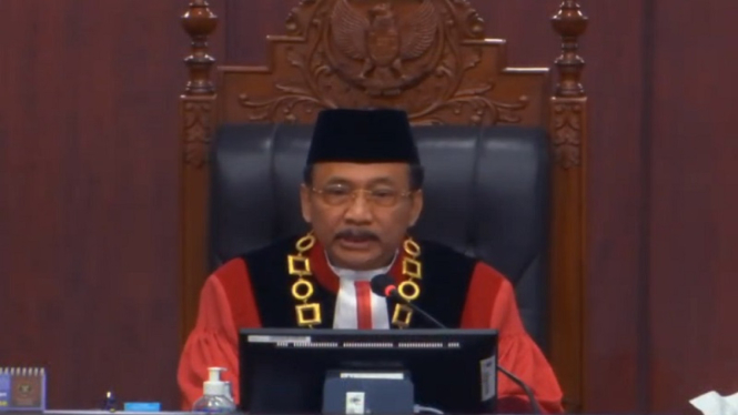 Ketua Mahkamah Konstitusi  (MK) Suhartoyo