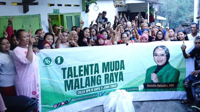 Relawan Asandra, Caleg PPP di Malang Jawa Timur