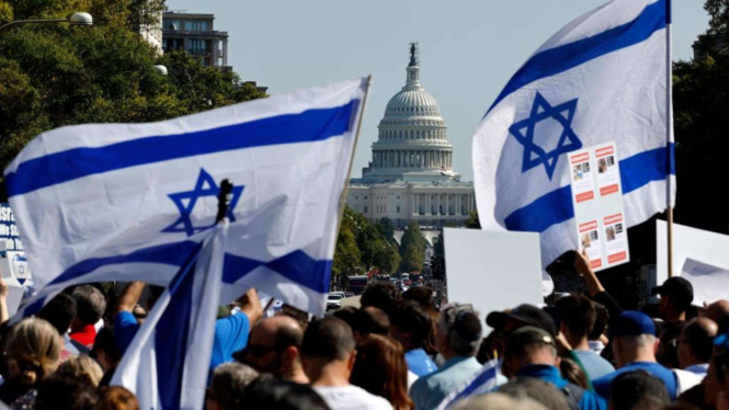 Pendukung Israel di Washington DC