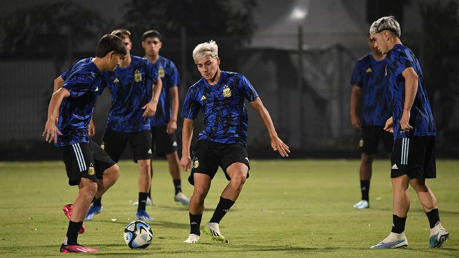 Latihan Timnas Argentina U-17