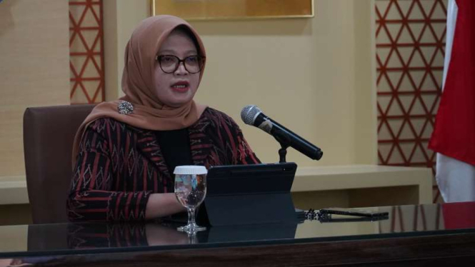 Deputi Bidang Statistik Distribusi dan Jasa BPS, Pudji Ismartini.