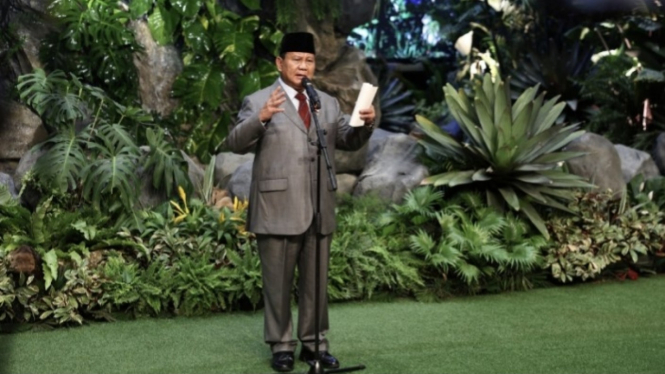 VIVA Militer: Menhan RI Prabowo Subianto di sela-sela Forum the 17th ADMM