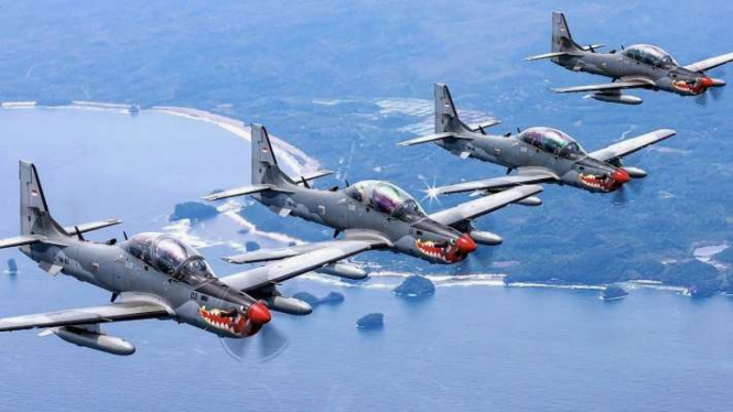 Pesawat tempur taktis EMB-314 Super Tucano