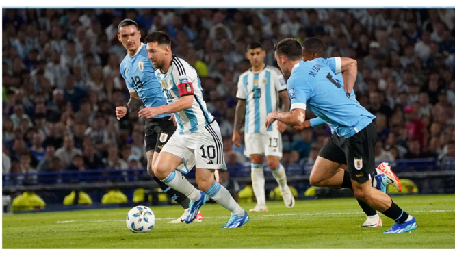 Duel Argentina vs Uruguay