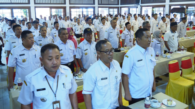 Rakercab Perkumpulan Aparatur Pemerintah Desa Seluruh Indonesia (Papdesi) Karanganyar
