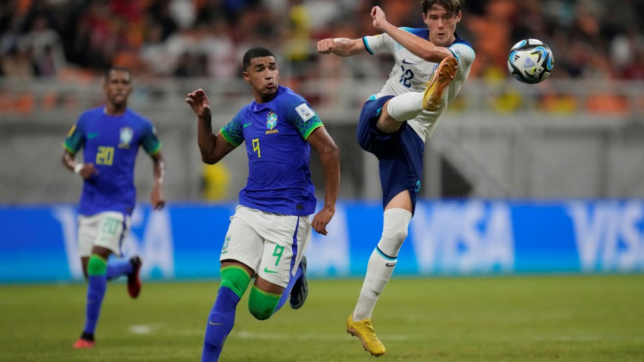 Foto Timnas Inggris Vs Brasil di JIS, Pertandingan Kelas Dunia yang