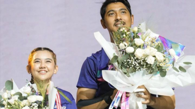 Arya Saloka/Ziva Magnolya menangkan laga lawan duo Malaysia Atu Zero/Atita Haris