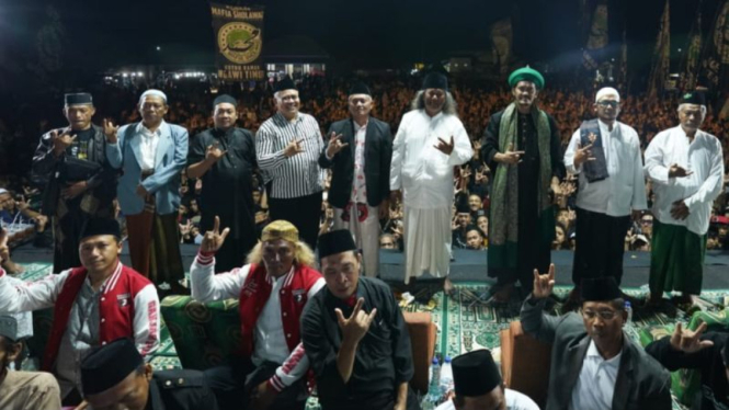Doa bersama 'Selawat Nusantara' untuk kesuksesan Ganjar-Mahfud di Pilpres 202