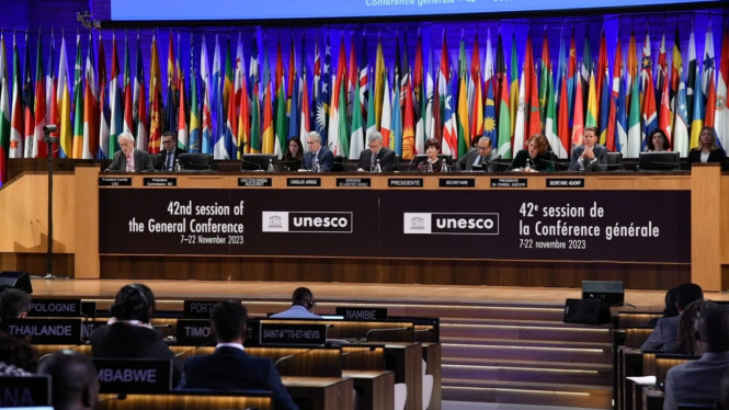 UNESCO menetapkan bahasa Indonesia sebagai bahasa resmi di pertemuan UNESCO