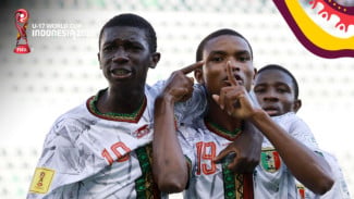 Hasil Piala Dunia U-17: Mali Pesta Gol ke Gawang Meksiko