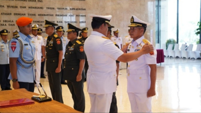 VIVA Militer: Yudo Lantik Laksda Rachmad Jayadi jadi Asops Panglima TNI